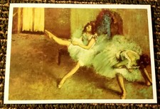 Postcard Before the Ballet Edgar Degas Art Card