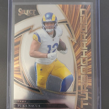 2025 Panini Select: Turbocharged Puka Nacua #9 - Los Angeles Rams - NFL
