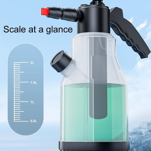 2L Car Wash Pump Foam Sprayer Hand Held Wash Spray Bottle Snow Foam Detailing UK - Picture 4 of 11