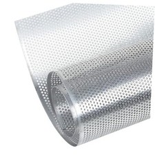 Universal 40"x13" Car Grill Mesh - Aluminum 4mm Round Hole 40"x13" - 1Pcs