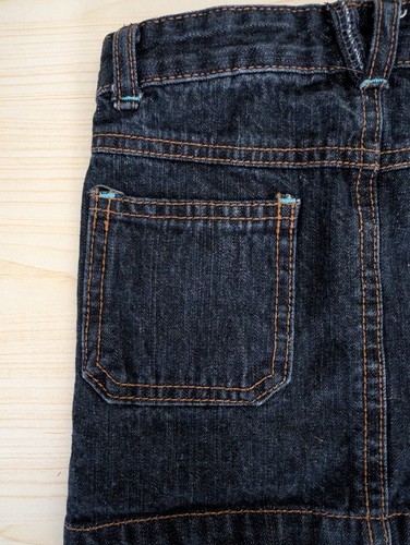 Faded Glory & Healthtex lot of 2 girls size 5 blue & tan denim shorts - Picture 7 of 17