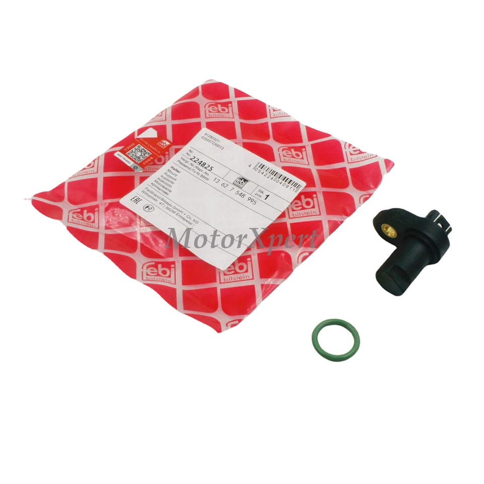13627548995 Sensor de posición del cigüeñal OEM FEBI para BMW 550i 650i 750i X5 X6 Foto 3 de 4