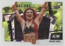 2022 Upper Deck Allure AEW Horizontal Green Rainbow 16/99 Hikaru Shida #123 11q6