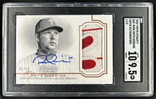 2020 Topps Dynasty Rhys Hoskins Patch Auto #/10 Phillies SGC 9.5 10