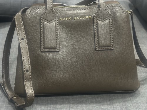 Marc Jacobs The Editor 29 Small Leather Satchel Tote Mink Brown Clean Interior