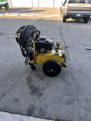 #ad #ad Wachs HCM 1G Portable Hydraulic Power Cart Briggs Stratton 8HP Gas Engine 7 GPM $1499.99