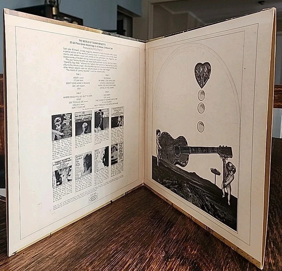 TAMMY WYNETTE, EX Vinyl The World Of Tammy Wynette 1970 Epic 2 LP Foto 3 de 4