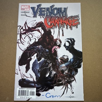 Venom vs. Carnage #1 Signed by Clayton crain