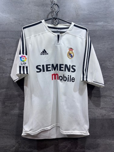 REAL MADRID 2003/2004 HOME FOOTBALL SHIRT MAGLIA CALCIO ADIDAS TAGLIA M - Foto 1 di 22
