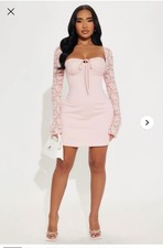 fashion nova pink dress