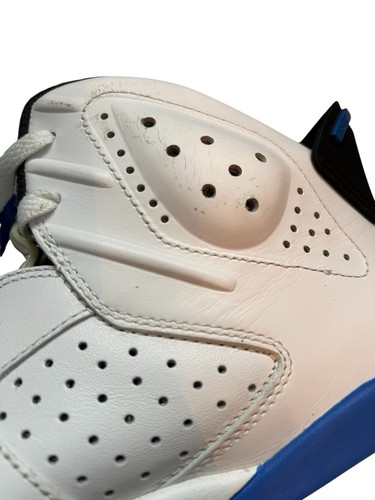 Mens Air Jordan 6 Retro White Sport Blue Black size 10 384664-107  Box Included - Bild 13 von 16