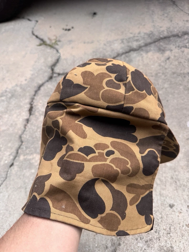 Vintage Cabelas Duck Camo Hunting Hat - Image 2 of 4