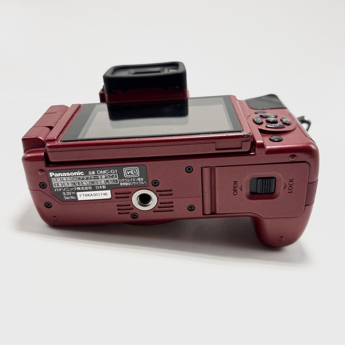 【週末限定値下げ】【美品】LUMIX DMC-G1 レンズキット レッド Panasonic LUMIX DMC-G1 Red Lens Kit Mirrorless Camera Excellent