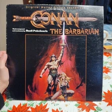 Basil Poledouris CONAN THE BARBARIAN Soundtrack Schwarzenegger MCA 6108 