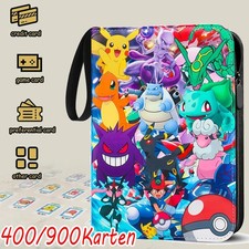 XXXL Sammelalbum für 400/900 Pokemon Karten 4-9- Pocket Sammelmappe Ordner Heft
