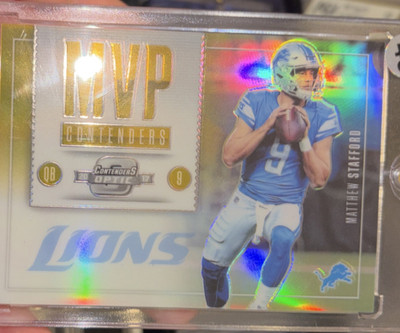 Panini 2017 Contenders Optic Matthew Stafford Lions MVP Contenders MVP-7 Gold /5