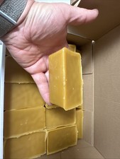 Beekeeper Produced 8 Pounds 100 Pure Beeswax In 5.6 Oz Blocks. No Comparison.