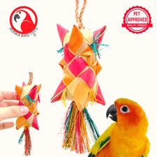 03422 Small Carnival Bird Toy Cage Foraging Chew Shredder Parakeet Cockatiel