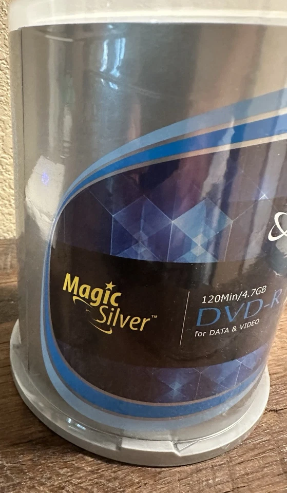 Ridata 16x Magic Silver DVD-R 120 Min 100-Pack Spindle - Image 2 of 4