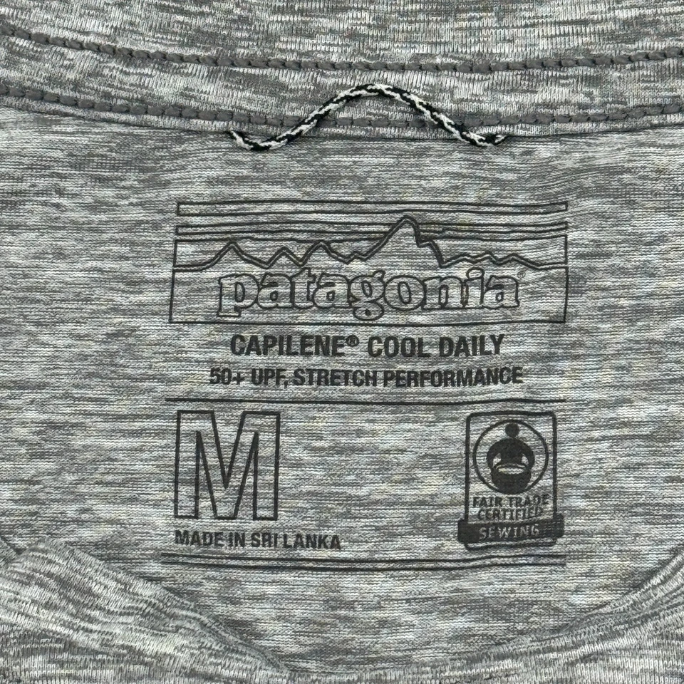 Patagonia Shirt Womens Medium Capilene Long-Sleeved Cool Daily Long Sleeve 45185 - Image 3 of 4