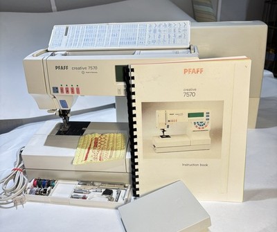 Pfaff Ceative 7570 Embroidery Sewing Machine With Case READ