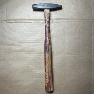 Vintage Stanley 8oz. Cross Peen Tinner's Riveting Hammer Wood Handle USA