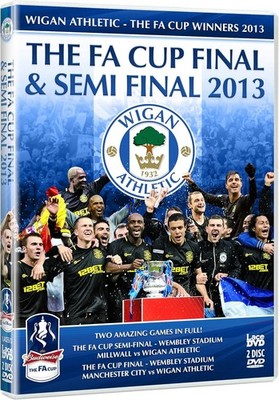 Wigan Athletic FA Cup Final & Semi Final 2013 DVD New & Sealed