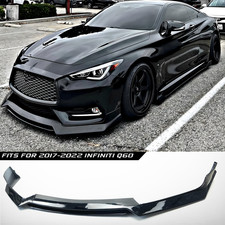 JDM RS Style Double-Deck Front Bumper Lip Spl...