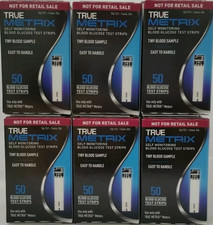 True Metrix Blood Glucose Test Strips 300 CT: Exp 2027 - New  Free Shipping