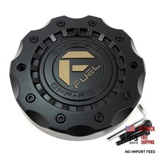 Fuel Off-Road Wheels Matte Black Wheel Center Hub Cap 7-1/4"OD Bolt-On 5x4.5