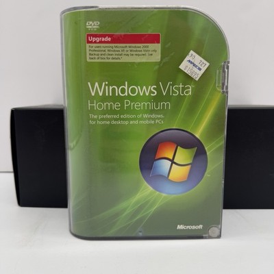 Microsoft WINDOWS VISTA HOME PREMIUM Upgrade 32 Bit DVD Software New Unused