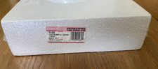 Neu Culpitt Styropor Kuchen Attrappe 10" Quadrat gerade Kante 3" Tiefschaum Modell