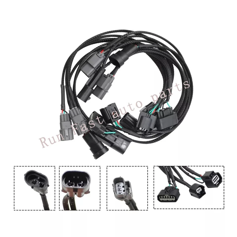 2* Headlight Wire Adapter for Honda Accord Sedan Halogen to Touring LED 2016-17 Foto 3 de 4