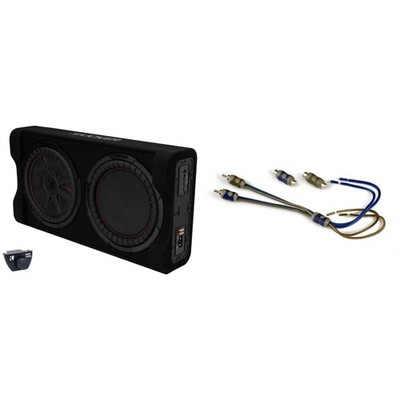 Kicker 51PTRTP12 - TRTP 12'' 500w Powered Down Firing Loaded Subwoofer Enclosu...