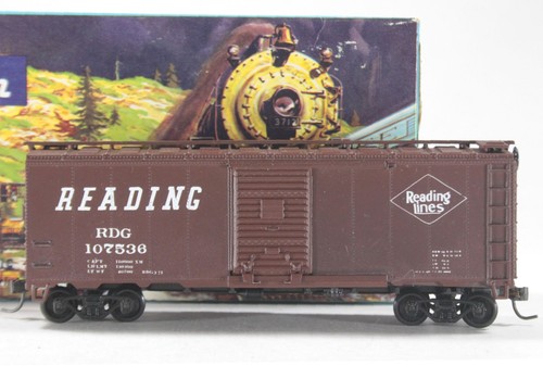 Coche de caja HO Athearn/Cooper & Oshtemo Reading 40 ft AAR #107536 + ¡Kadee excelente! | Zustand: Used