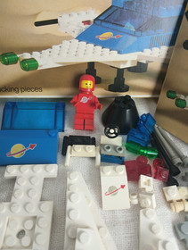 Lego 6890 Space Cosmic Cruiser &mdash; 1980s, Box, Instructions
