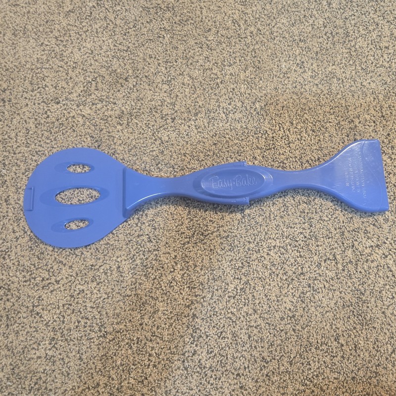 Easy Bake Oven Replacement Blue Pan Pusher Spatula Only