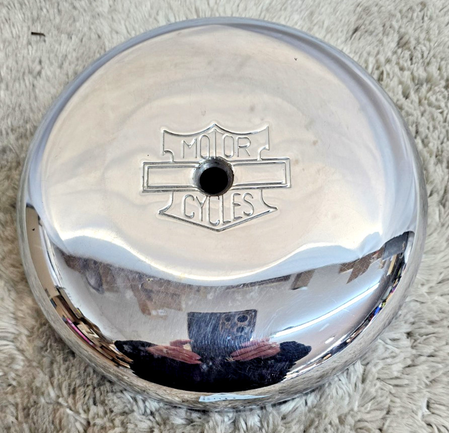 Harley Davidson Vintage Air Cleaner Cover Bendix Zenith Butterfly Carb