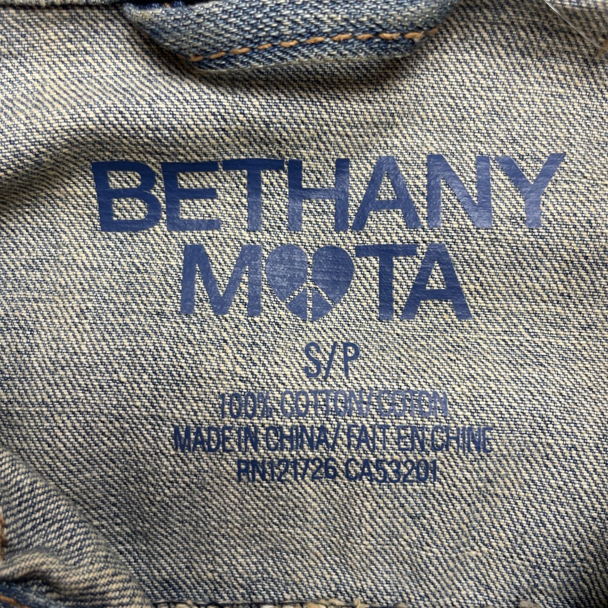 Bethany Mota｜PUNKS Gジャン ＊ トラッカージャケット Bethany Mota Punk Lives Denim Jacket Womens S Blue