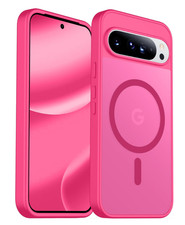 SPIDERCASE Magnetic for Google Pixel 10 Pro XL Case, Translucent Hot Pink