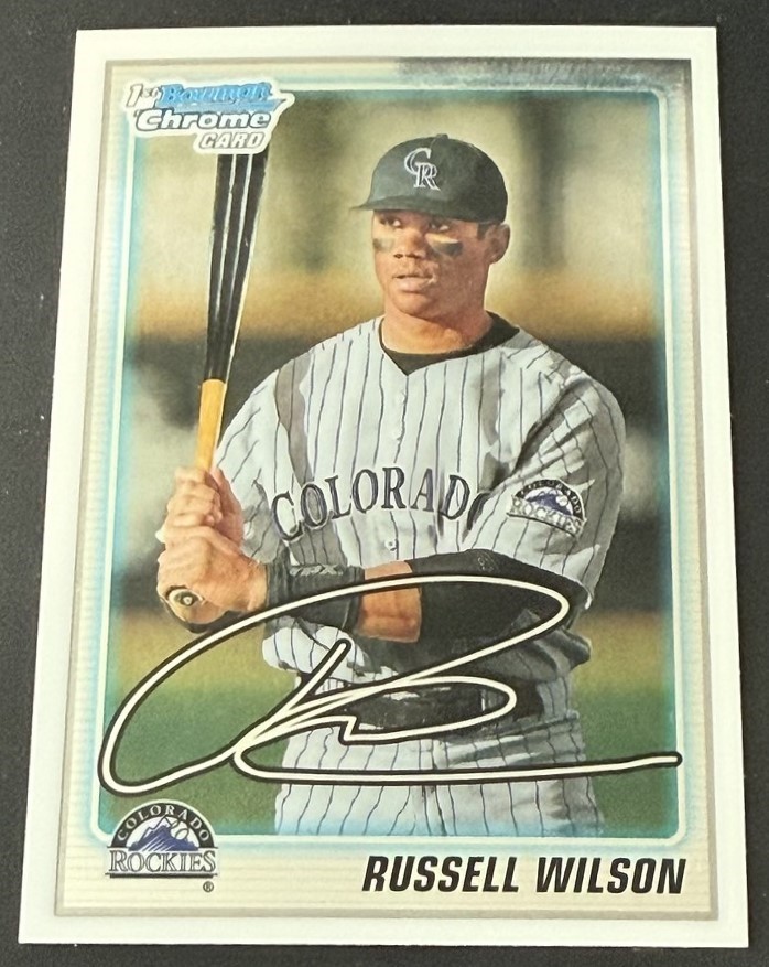 Russell Wilson 2010 Bowman Chrome 1st Rookie
