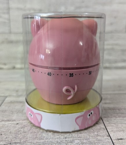 Joie Piggy Wiggy 60 Minute Kitchen Timer Pink Pig MSC International NEW - Picture 4 of 6
