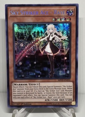 Sky Striker Ace - Raye MP19-EN259 Secret Rare 1st Edition Yugioh TCG Card NM/M 