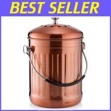 Odorless Food Waste Bucket with Dual Filter Technology