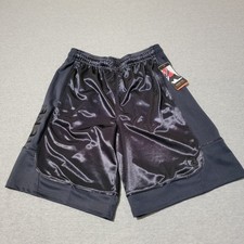 AND 1 All Court Basketball Shorts Men's Medium 11" Inseam Ebony