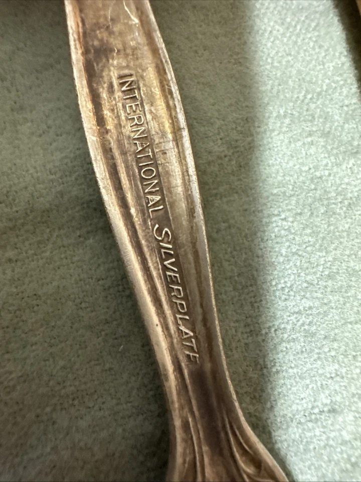 Juego de 2 utensilios para servir cubiertos International Interlude Silverplate 1971 Foto 4 de 4