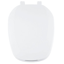 Eljer Emblem Elongated Toilet Seat with Square Shape Closed Front with Cover Res