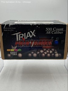 Triax Multicolor Moisture-Proof High Quality 500 Count 0.68 Caliber Paintballs