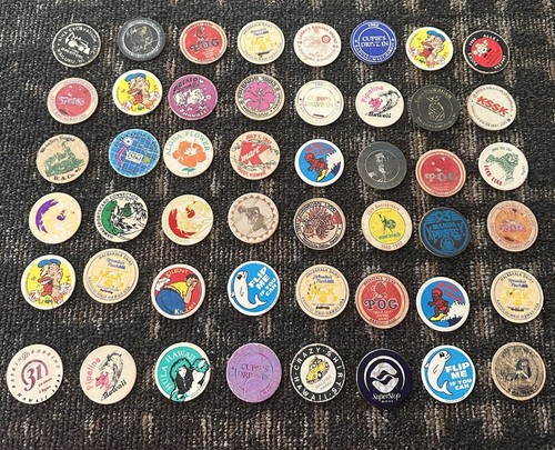 Vintage Pogs Hawaiian Milk Caps Lot Of 45 Collectable Treasure Lot 3