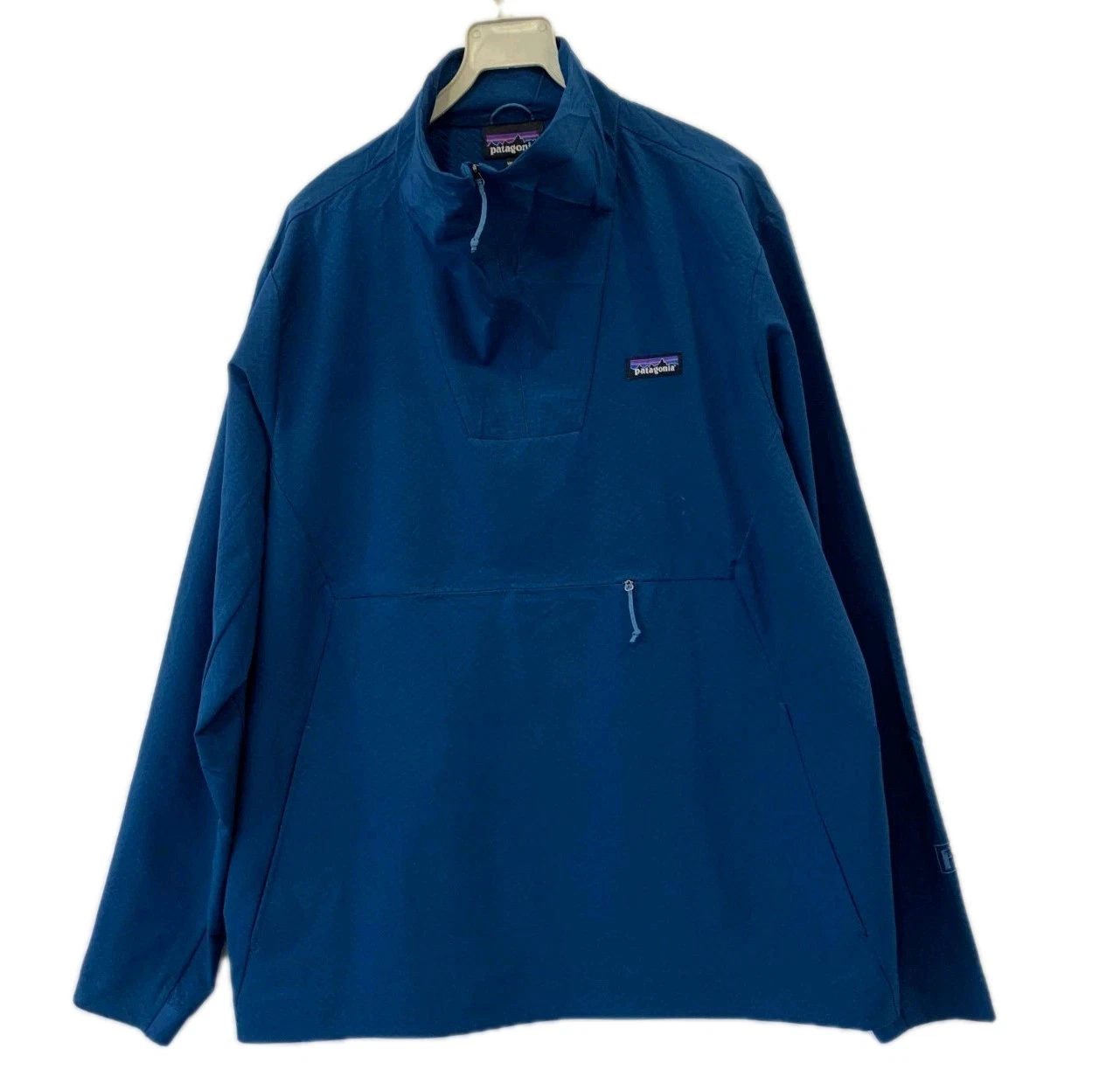 Patagonia Unisex Pullover Jacket Blue Half Zip Recycled Polyester Fleece L #180
